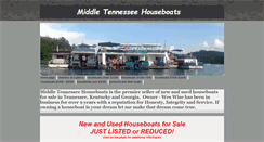 Desktop Screenshot of midtnhouseboats.com