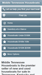 Mobile Screenshot of midtnhouseboats.com